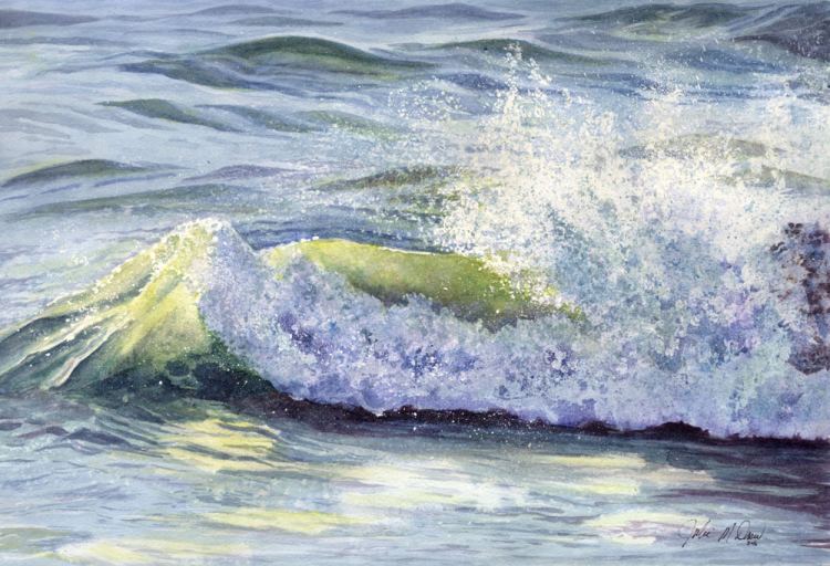 Splash!, watercolor, 11x14 in 